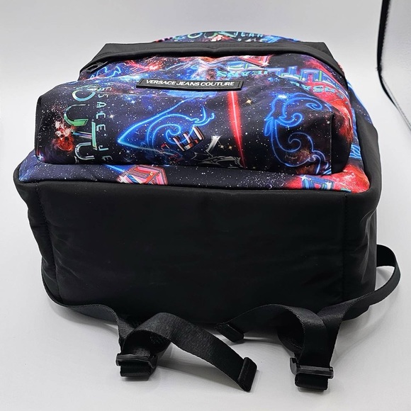 Versace Jeans Couture Logo Space Print Backpack - Picture 12 of 15